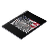 "Senior EOD" Herdenkingscadeau Notitieboek (Linkerzijde)