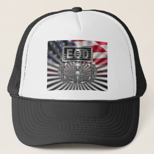 “Senior EOD” herdenkingsgeschenk Trucker Pet