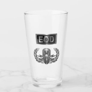 “Senior EOD” met aangepaste Amerikaanse vlag Glas