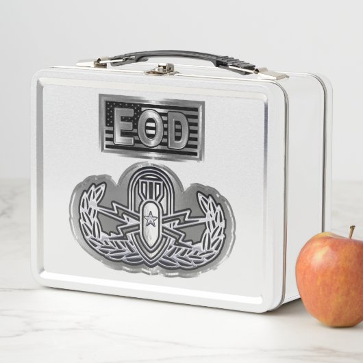 "Senior EOD" met de Amerikaanse vlag (In situ)