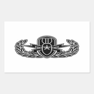 Senior EOD stencil Rechthoekige Sticker