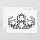Senior EOD zwart Briefkaart (Voorkant / Achterkant)