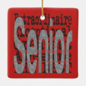 Senior Extraordinaire Keramisch Ornament (Achterkant)