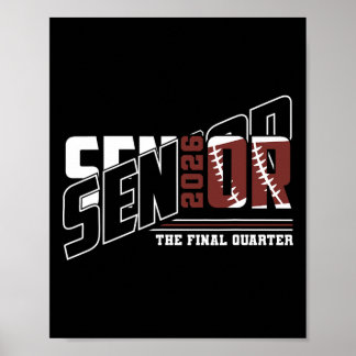 Senior Football 2026 Spel Dag Cl Van 2026 Afstuder Poster