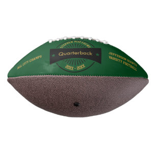 Senior Football Award Memento Black Badge