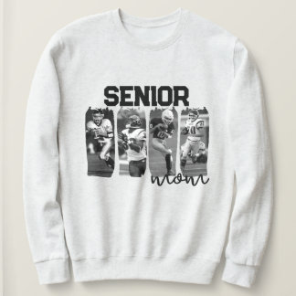Senior Football Mom Custom Afbeelding Brushstroke Trui