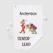Senior Golf League Golf Towel Golfhanddoek (Insitu)