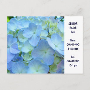 SENIOR Health Fair Invitation Kaarten, aangepast B Uitnodiging Briefkaart