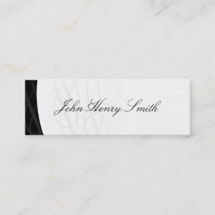 Senior High Afstuderen Name Card Contactkaartje