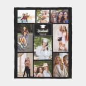 Senior Jaar Vrienden Foto Collage Afstuderen Gift Fleece Deken (Voorkant)