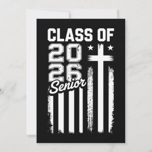 Senior Klas Van 2026 Christelijke Jezus Amerikaans Kaart