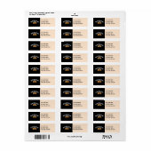 Senior klasse van 2014 etiket (Full Sheet)