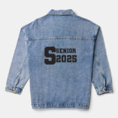 Senior klasse van 2025 denim jacket (Achterkant)
