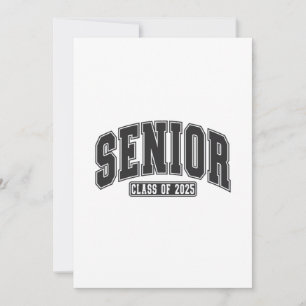 Senior Klasse van 2025 Klasse van 2025 Afstuderen Kaart