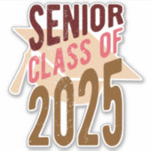Senior klasse van 2025 sticker (Voorkant)