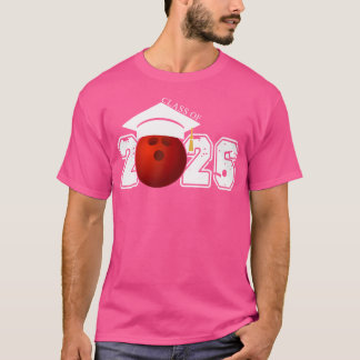 Senior klasse van 2026 Afstuderen Bowling Afstuder T-shirt