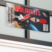 Senior Marching Band Trumpet Sports Photo Spandoek (Buitenkant Gebouw)