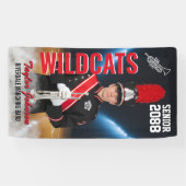 Senior Marching Band Trumpet Sports Photo Spandoek (Horizontaal)