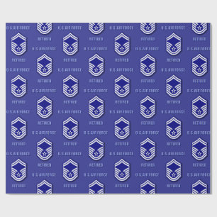 Senior Master Sergeant USAF Inpakpapier