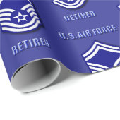 Senior Master Sergeant USAF Inpakpapier (Rol Hoek)