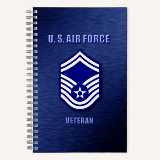 Senior Master Sergeant USAF Spiraal Notebook Notitieboek