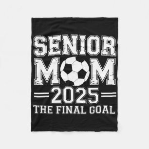 Senior Moeder 2025 Het Einddoel Voetbal Fleece Deken