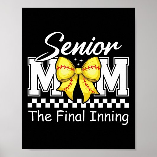 Senior Moeder De Laatste Inning Softll Moeder Cl V Poster (Voorkant)