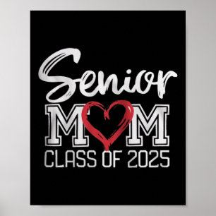 Senior Mom CL van 2025 Trots Ouder Afstuderen T-sh Poster