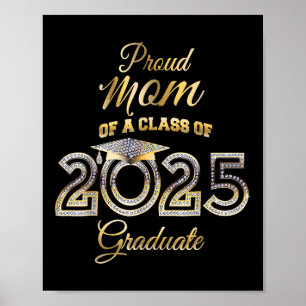 Senior Mom CL van 2025 Trotse moeder van Afstudere Poster