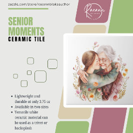 Senior momenten Moederdag / Elke dag keramische Te Tegeltje