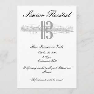 Senior Music Overweging - Alto Clef Kaart