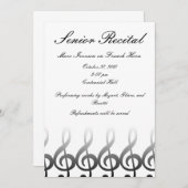 Senior Music Overweging Kaart (Voorkant / Achterkant)