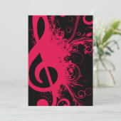 Senior Music Overweging Kaart (Staand voorkant)