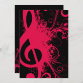 Senior Music Overweging Kaart (Voorkant / Achterkant)