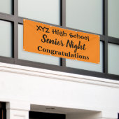 Senior Night Banner (Buitenkant Gebouw)