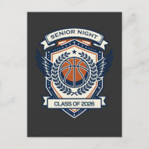 Senior Night Basketbal Klas van 2026 Uitnodiging