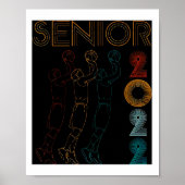 Senior Night Basketball Afstuderen Senior Poster (Voorkant)