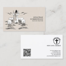Senior Pastor Visitekaartje | Jezus de Herder