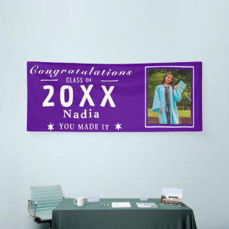 Senior Photo Banner - Personalized Class Of Grad