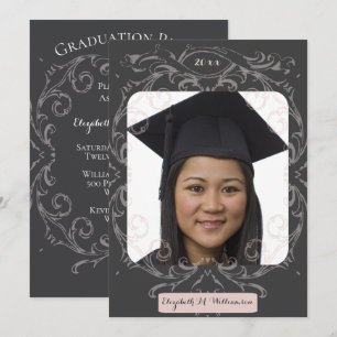 Senior Portrait Fotograaf Partij nodigt uit Kaart