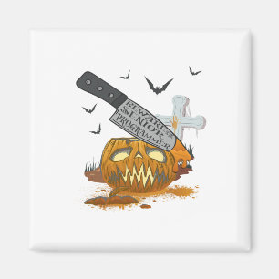 Senior Programmeur Grappig Halloween Party Magneet