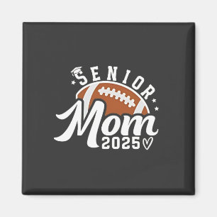 Senior Proud Mom 2025 Fantasy Football Afstuderen Magneet