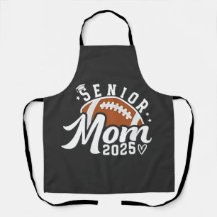 Senior Proud Mom 2025 Fantasy Football Afstuderen Schort