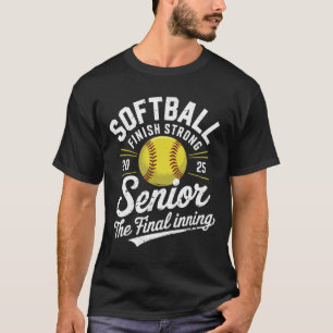 Senior Softbal 2025 De Laatste Inning _1  T-shirt
