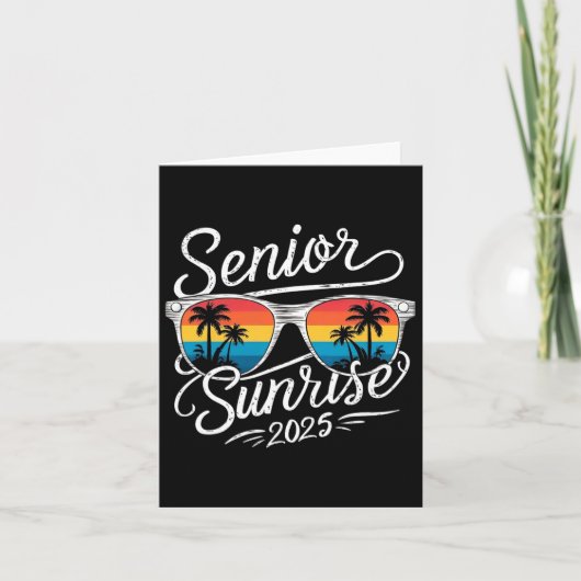 Senior Sunrise-shirts 2025 Senior-shirt van Cl Gra Kaart (Voorkant)