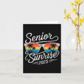 Senior Sunrise-shirts 2025 Senior-shirt van Cl Gra Kaart (Gele Bloem)