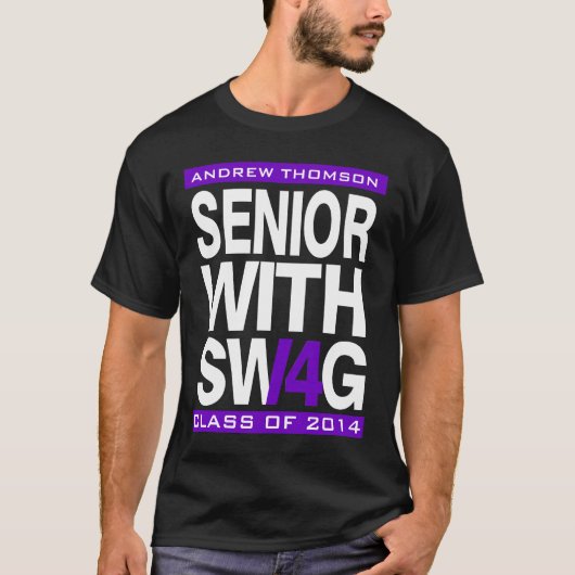Senior Swag Class of 2014 Senior T-Shirt (Voorkant)