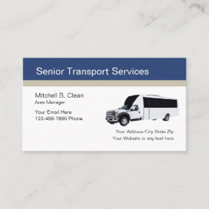 Senior Transport Services Visitekaartje