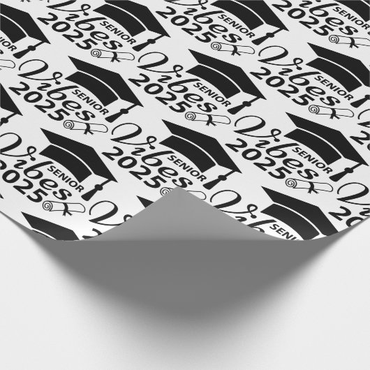 Senior Vibes 2025 Cadeaupapier (Hoek)