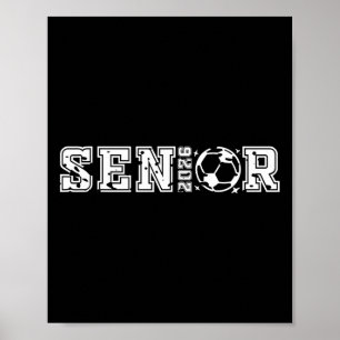 Senior Voetbal 2026 Senior Voetbalspeler Afstudere Poster